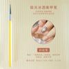 Nuevo juego de pinceles de uñas japoneses transfronterizos, bolígrafo acrílico transparente de cristal colorido, bolígrafo de fototerapia con línea de dibujo pintado con varilla