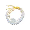 Pulseira de Pérolas Camélia Gota de Óleo Retrô Francês Versátil Pulseira de Luxo Leve Temperamento Joias de Moda de Alta Qualidade Atacado