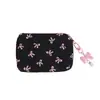 Bolsa de cosméticos con lazo transfronterizo, Monedero de aspecto elegante, Bolsa de almacenamiento, Mini bolsa de cosméticos para lápiz labial, Bolsa para auriculares, Tarjetero