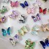 Colgante Sinfonía de Mariposa Cristal Tridimensional Super Brillante Moca Colgante Accesorios para Pulsera de Cuentas DIY, Collar, Pendientes Colgante