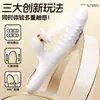 Jiuai Vibrador Telescópico Dispositivo de Masturbación Femenina Juguete Sexual Palo de Masaje AV Stick Juguete para Adultos Accesorios Sexuales Vibración