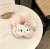 Ligas para el pelo de moño lindo con diseño floral, Scrunchies DIY rellenos de algodón, Accesorios al por mayor, En stock