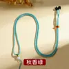 Colar Cordão de Renda de Abacaxi Cordão Ajustável Fio de Jade Resistente ao Desgaste Cordão para Pendurar Pingente DIY Feito à Mão
