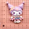 Desenho animado grande brilhante circo Sanrio acessórios de resina faça você mesmo cola creme adesivo de geladeira material de joalheria atacado