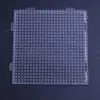 Tablero Transparente Cuadrado Pequeño Especial de 2.6 mm para Bean Spelling Plantilla Cuadrada Bean Spelling Puzzle Educativo para Niños