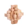 Cerradura Kongming de Mortaja y Espiga de Haya Cerradura Luban Juguete de Ocio para Niños Barril de Vino de Madera Juguete Educativo Transfronterizo para Personas Mayores