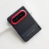 Adecuado para funda de teléfono Huawei PuraXmax, cuero liso con contraste de color, cubierta protectora Pura X Max, protección completa para la bisagra, modelo nuevo