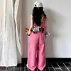 Pantalones de Mezclilla para Niñas Primavera y Verano Nuevo Estilo Coreano Pantalones Casuales de Moda para Niños Mayores Pantalones de Pierna Ancha Frescos y Modernos