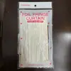 1X Cortina de Chuva com Franjas de Metal de 2m Decoração de Festa Parede de Fundo Arranjo de Cena de Casamento Aniversário Cortina de Porta Listrada Colorida