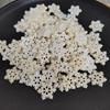 Agita la explosión de sonido, pequeño copo de nieve, crema de gel casera, horquilla para el cabello, carcasa de teléfono móvil, joyería, accesorios de resina, material