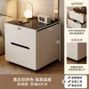 Mesita de Noche Dormitorio Hogar Almacenamiento Gabinete Integrado Habitación de Alquiler 2026 Modelo Nuevo Mesita de Noche Baja Estante Pequeño