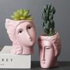 Novos produtos fornecem e-commerce transfronteiriço jardinagem Amazon vaso de cerâmica simples criativo personagens ornamentos de flores suculentas
