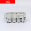 Conector retangular de alta resistência 35A saída lateral 4 pinos 6 pinos 12 pinos alta corrente HSB-006 soquete plugue de aviação