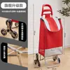 Carrito de compras personalizado para ancianos, para el supermercado, para el mercado de verduras, carrito plegable con sube-escaleras