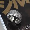 Anillo de plata de ley S925 con diseño de dragón Seiko, estilo retro antiguo, para hombre, de plata tailandesa, a la moda.