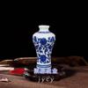 Vaso de Porcelana Azul e Branco Ornamentos Arranjo de Flores Suporte Antigo Cuia Pequena Artesanato Antigo Fábrica de Vasos Cerâmicos Cadeia de Suprimentos Atacado