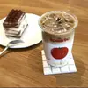 Copo estiloso e de alta qualidade em vidro borossilicato com estampa de tomate, perfeito para leite, café do café da manhã ou como um copo de suco de grande capacidade para casais
