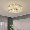 Luminária de teto romântica de luxo leve para quarto e sala de jantar, luminária estilosa modelo criativo de alto padrão para showroom, novo modelo