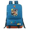 Mochila escolar de gran capacidad con estampado de Luffy de One Piece para estudiantes jóvenes, mochila de viaje para hombres y mujeres