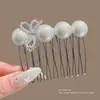 Nuevo peine anti-deslizante estilo coreano con un delicado lazo de mariposa, diseñado para mujeres, creando un peinado alto elegante, y con un elegante pasador lateral y accesorio para el cabello