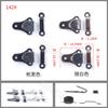 Fabricante Personalizado Fivela Pendurada Gancho de Botão Fivela Oculta Metal Duas Garras Aço Inoxidável Botão de Calça Acessórios de Calça Botão