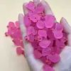 Pato de resina de colores que brilla en la oscuridad, animal 3D, accesorios para manualidades con pegamento de crema, pequeños adornos decorativos