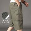 Pantalones cortos de verano para hombre, delgados, pantalones de algodón para papá, pantalones de grulla, para mediana edad y ancianos, casuales, talla grande, pantalones capri, pantalones de verano medios para hombre