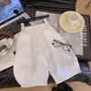 Pantalones Casuales Finos de Verano para Niños, Estilo Coreano Holgados Rectos Elegantes Cortos para Niños Mayores