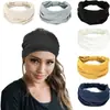 Diadema Deportiva Elástica de Ala Ancha de Color Sólido Europea y Americana, Diadema de Yoga, Antiperspirante, Absorbente de Sudor, Diadema Macarrón, Faja para la Cintura