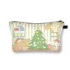 Nueva Bolsa de Cosméticos Navideña Sanrio Kolomi Merlot Moda Estudiante Linda Bolsa de Almacenamiento de Dibujos Animados