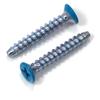 Venta Directa de Fábrica Marca Jinye Tornillos Autorroscantes de Cabeza Avellanada Phillips de Alta Resistencia Zinc Azul M4 * 25 Gran Cantidad y Excelente Precio