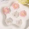 Estilo Ins Flor de Lírio do Vale Iridescente em Cacho Florido Acessórios de Cabelo Elegantes e Brincos Materiais para Artesanato DIY Tecelagem Venda por Atacado