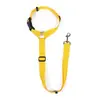 Cinto de segurança para animais de estimação no carro, acessórios para carro, guia de nylon imitação de cachorro, anti-fuga, resistente ao desgaste, peitoral para cães pequenos e médios