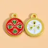 Colgante de Cinco Vías Dios de la Riqueza Oro Arena Accesorios Joyería DIY Pulsera Tíbet Cuerda de Collar Ojo de Buda Dios de la Riqueza Colgante Pequeño