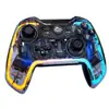 Control gamepad neón RGB colorido luminoso pro inalámbrico 6 ejes sensor de movimiento 7040