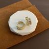 Pendientes de Zirconia 2026 Estilo Elegante y de Alta Gama Nuevos Aros Minimalistas de Moda con Diseño de Nicho para Mujer