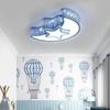 Lámpara de techo LED de espectro completo lámpara de dormitorio para habitación infantil lámpara de habitación de dormitorio para niño forma creativa de avión de dibujos animados