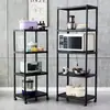 Estante de Almacenamiento de Cocina Engrosado de Múltiples Niveles con Ruedas para Ollas, Sartenes, Microondas, Horno y Artículos Varios