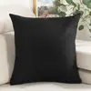 Lino Engrosado Doble Cara Color Sólido Simple Almohada Grande de Tiro Cubierta de Respaldo para Ventana de Bahía Oficina Dormitorio Sala de Estar Sofá Coche Soporte Lumbar