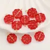 Cuentas Dispersas de Hielo Transparente Estilo Antiguo, Cuentas de Vidrio con Flor en Degradado, Materiales para Cuentas de Pulseras DIY, Accesorios Hechos a Mano para Pendientes