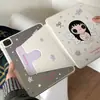 Capa protetora ins fofa com asas de jade pequena para tablet Apple iPad Pro 11ª geração mini7 rotativa Air 13 polegadas