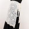 Moda Estilo Coreano Simples Lace-up Macacão Renda Cortina de Fartos Emagrecimento Combina com Tudo Avental Saia Midi Empilhada Personalizada Feminina