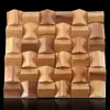 Fabricante de parede acústica autoportante de madeira maciça para pendurar, painel de amplificação e absorção sonora, parede de fundo mosaico HiFi, Yu Mai Taibao