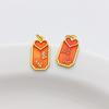 Colgante de Bendición de Aceite Goteante de Oro Antiguo para Atraer Riqueza y Personajes de Bendición, Pulsera DIY Hecha a Mano, Collar, Accesorios de Joyería