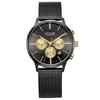 Reloj Multifuncional Megir Moda Resistente al Agua Cronógrafo Reloj para Mujer Reloj de Cuarzo 2011m Reloj de Estilo Casual