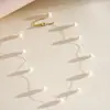 Colar choker minimalista europeu e americano com pérolas de água doce, colar choker versátil da moda transfronteiriça, joia feminina de alta qualidade