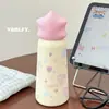 Garrafa de Água de Bolso de Aço Inoxidável para Meninas, Alto Valor Estético, Novo Design Moderno para Estudantes, Copo Térmico Fofo, Modelo Popular Portátil 304, Resistente a Quedas