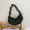 Bolsa Grande Capacidade Feminina 2026 Nova Verão Casual Moda Para Aula Trabalho Sob o Braço Ombro Único Transversal Bolsa Bolinho