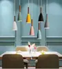 Lâmpadas minimalistas modernas nórdicas para loja de roupas sala de estar quarto lustre luminária de cabeceira barra de alumínio e madeira iluminação de restaurante