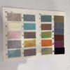 Nueva tela de tweed gruesa teñida estilo Chanel tejida en sarga del fabricante, disponible en stock.
